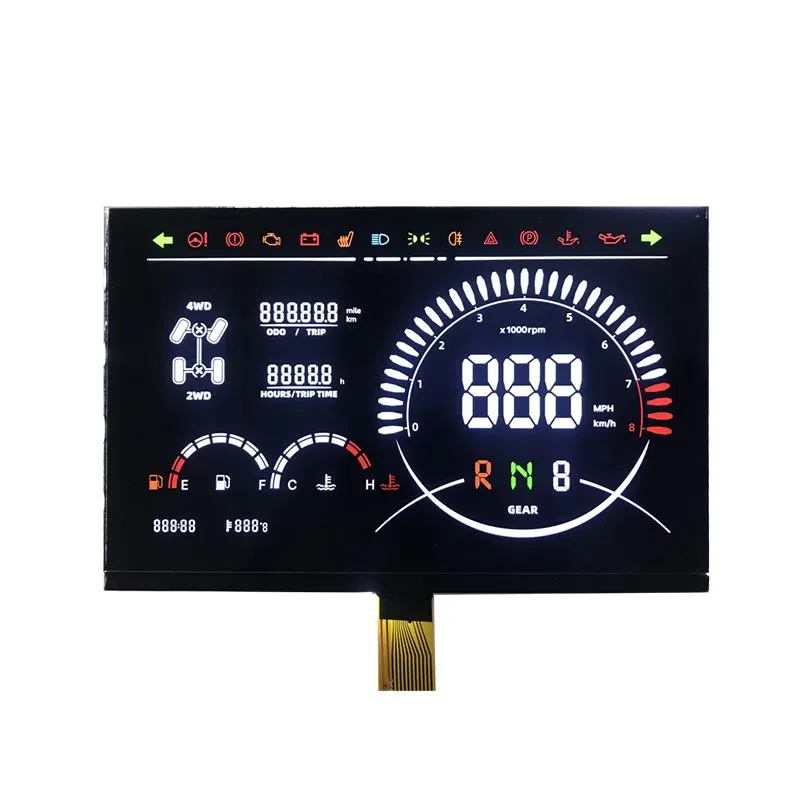 Szegmens LCD kijelző modul